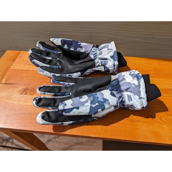 Anti Slip Ski Gloves Snow Gloves Ribbed Cuff Designed Warm Mittens for Outdoor - Picture 2 of 8